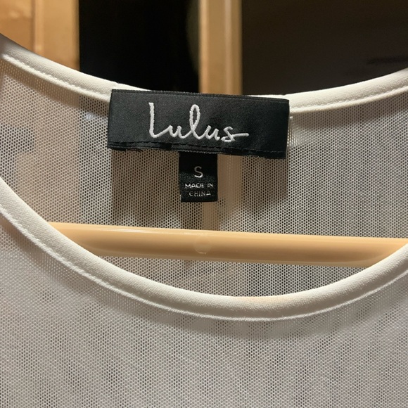 Lulu’s White Shift Dress - Picture 3 of 3